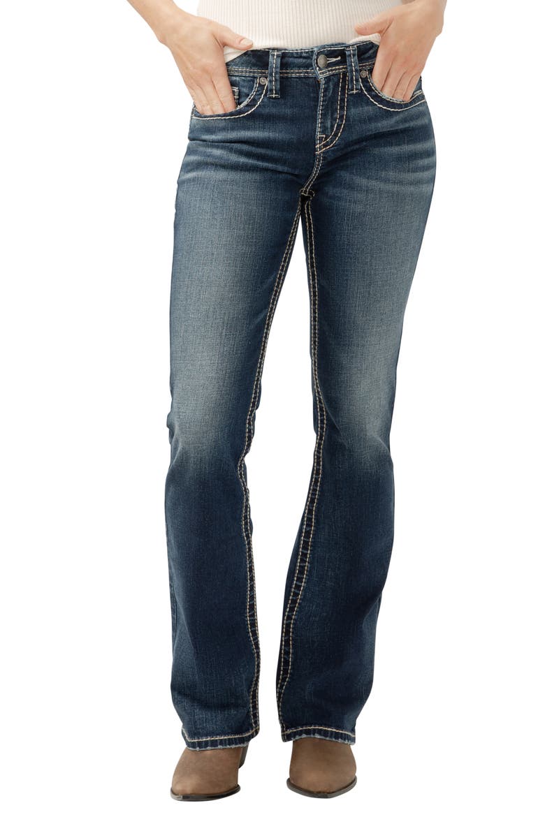 Suki Bootcut Jeans, Main, color, INDIGO