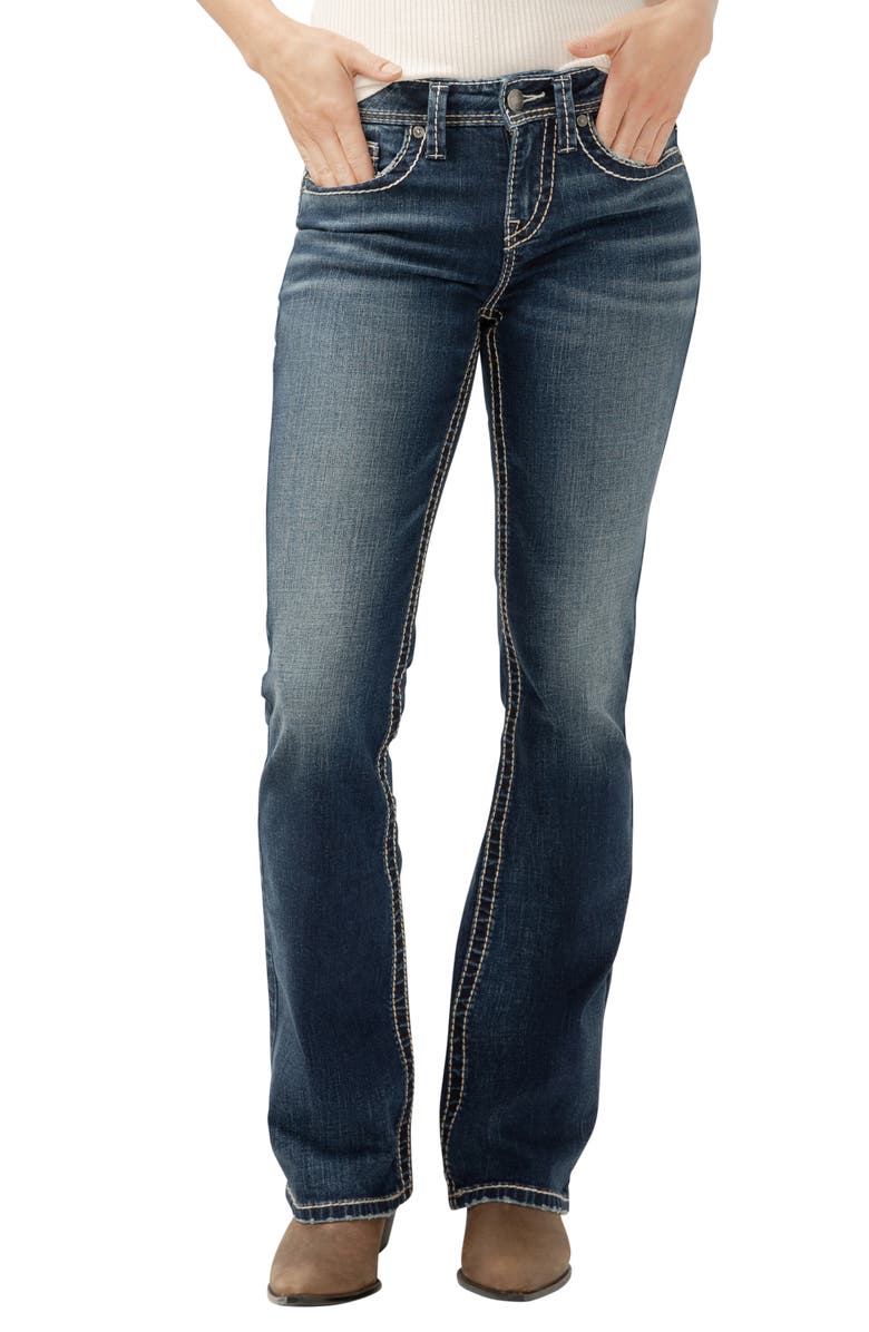 Silver Jeans Co. Suki Bootcut Jeans, Main, color, Indigo