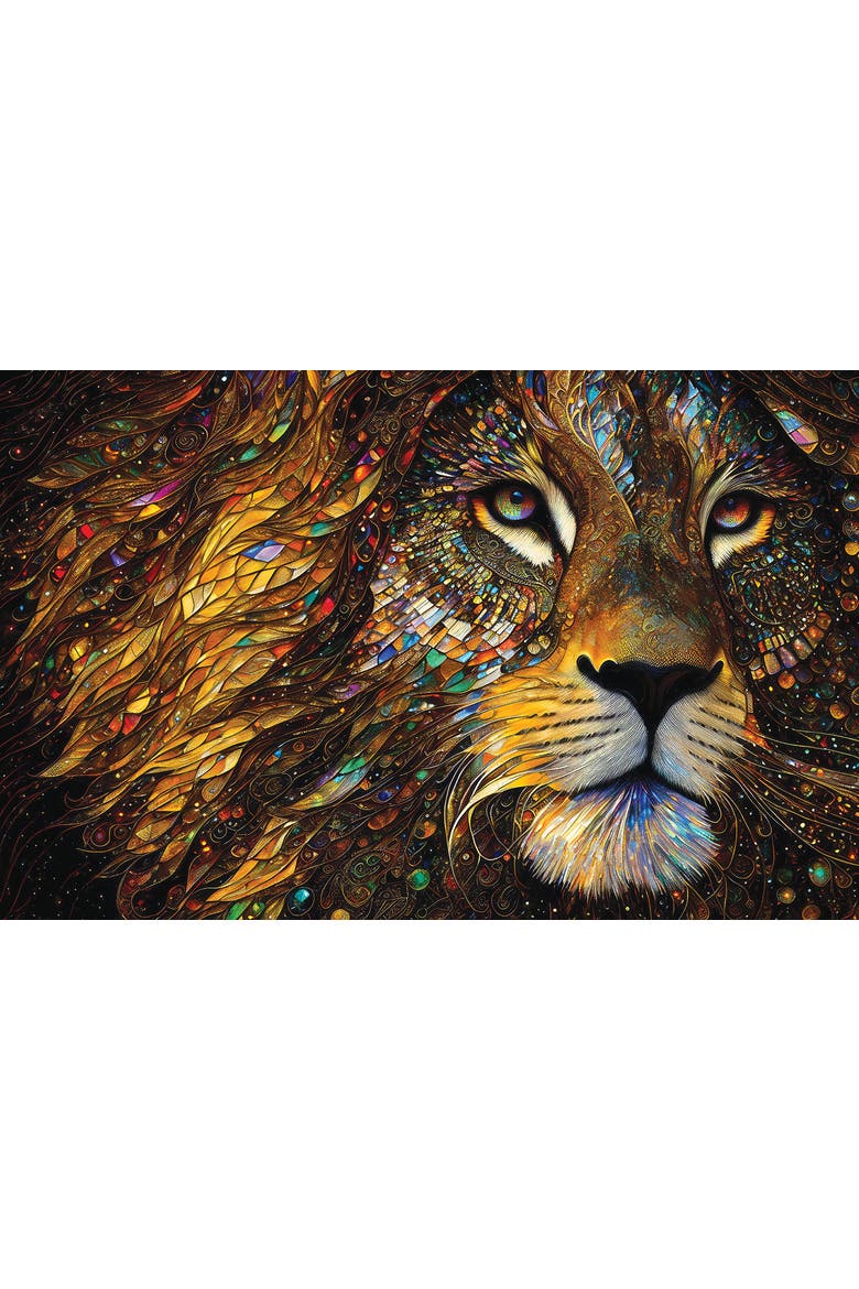 King of the Jungle 550 piece Jigsaw Puzzle for Adults, Alternate, color, Multicolor