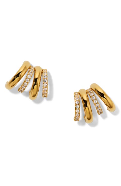 Muse Multi Row Stud Earrings