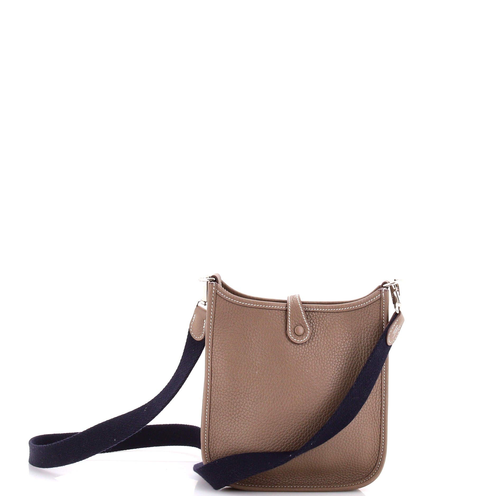 Pre-Owned Hermes Evelyne Bag Gen III Clemence TPM, Alternate, color, Etoupe