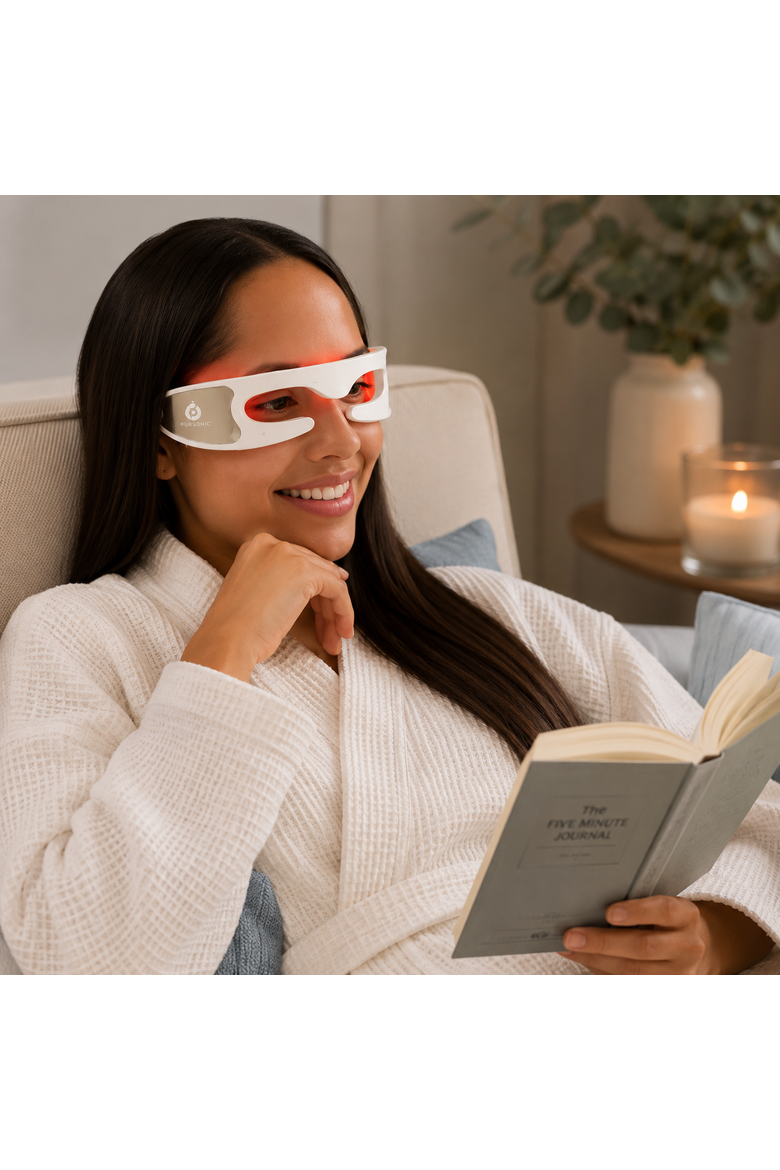 LED Therapy Restoration Eye Mask-Anti-Aging, Alternate, color, White