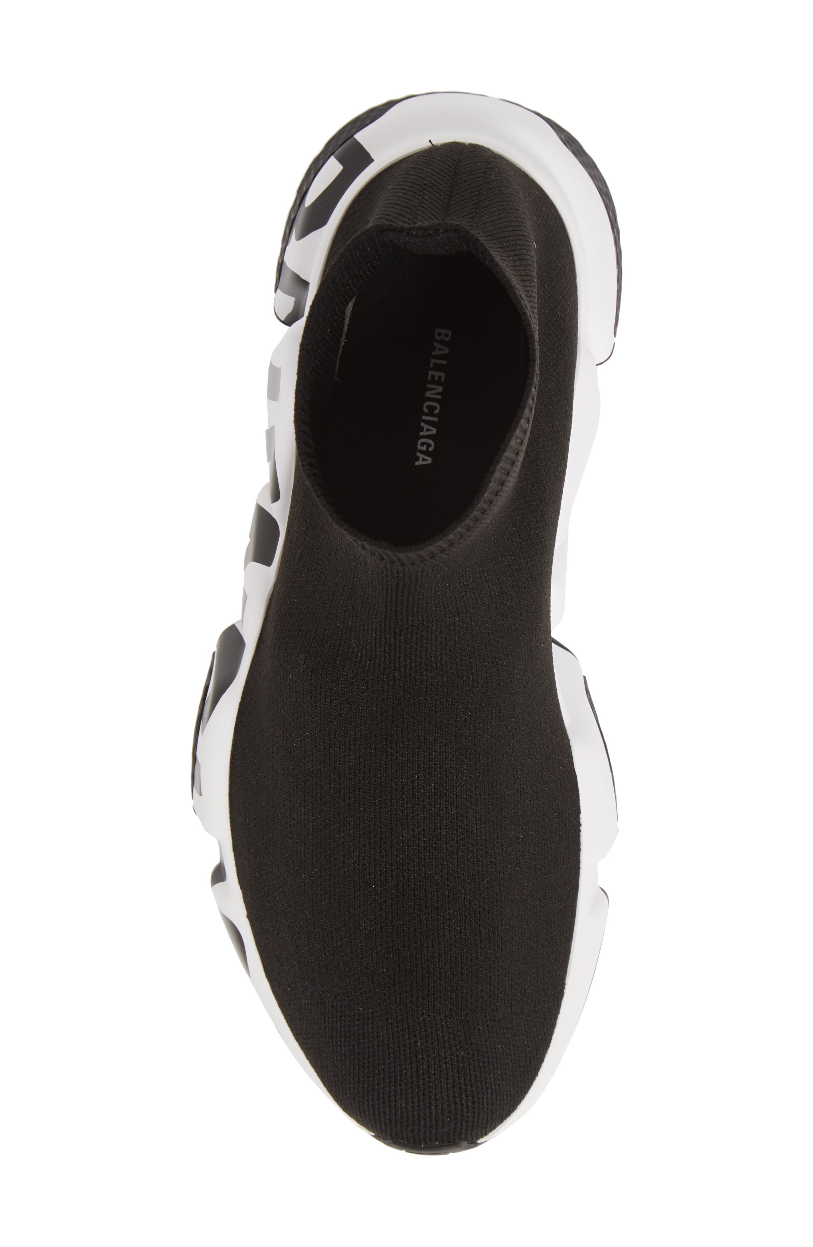 Balenciaga Mid Speed Sock Sneaker, Alternate, color, 