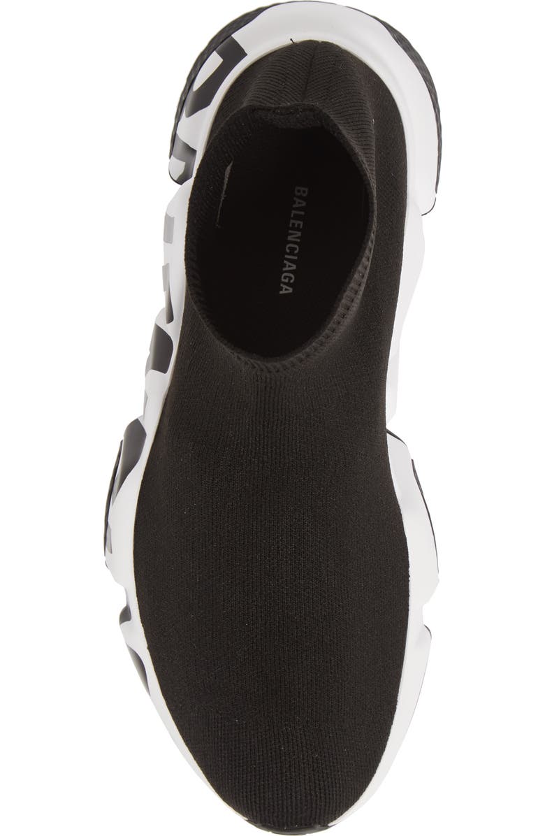 Balenciaga Mid Speed Sock Sneaker, Alternate, color,