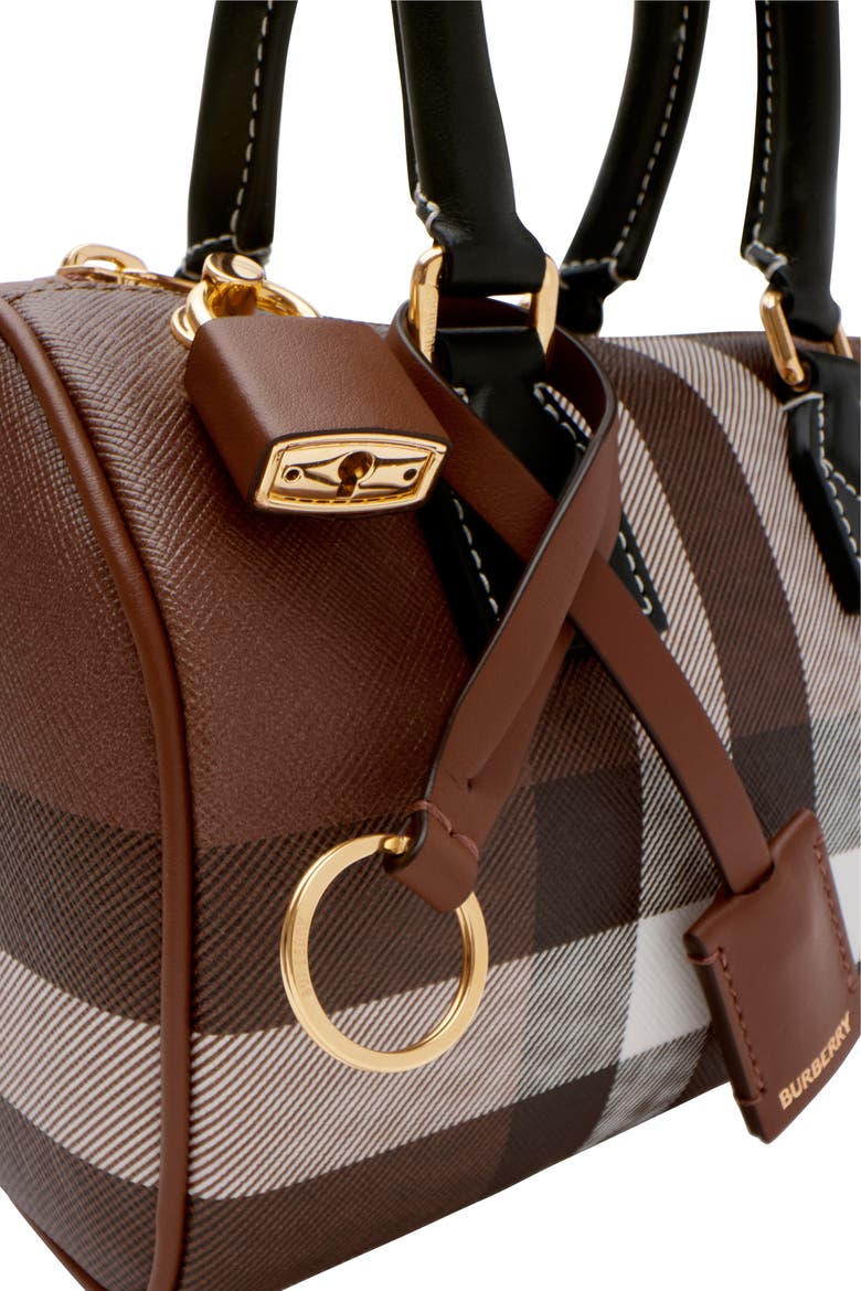 burberry walk in the rain bowler bag 2009 Buy Nevinson Bowling Alligator Medium Brown 2034201 and a detachable strap Mini Check Bowling Bag (Women)