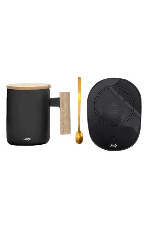 4-Piece Mug & Warmer Pad Set