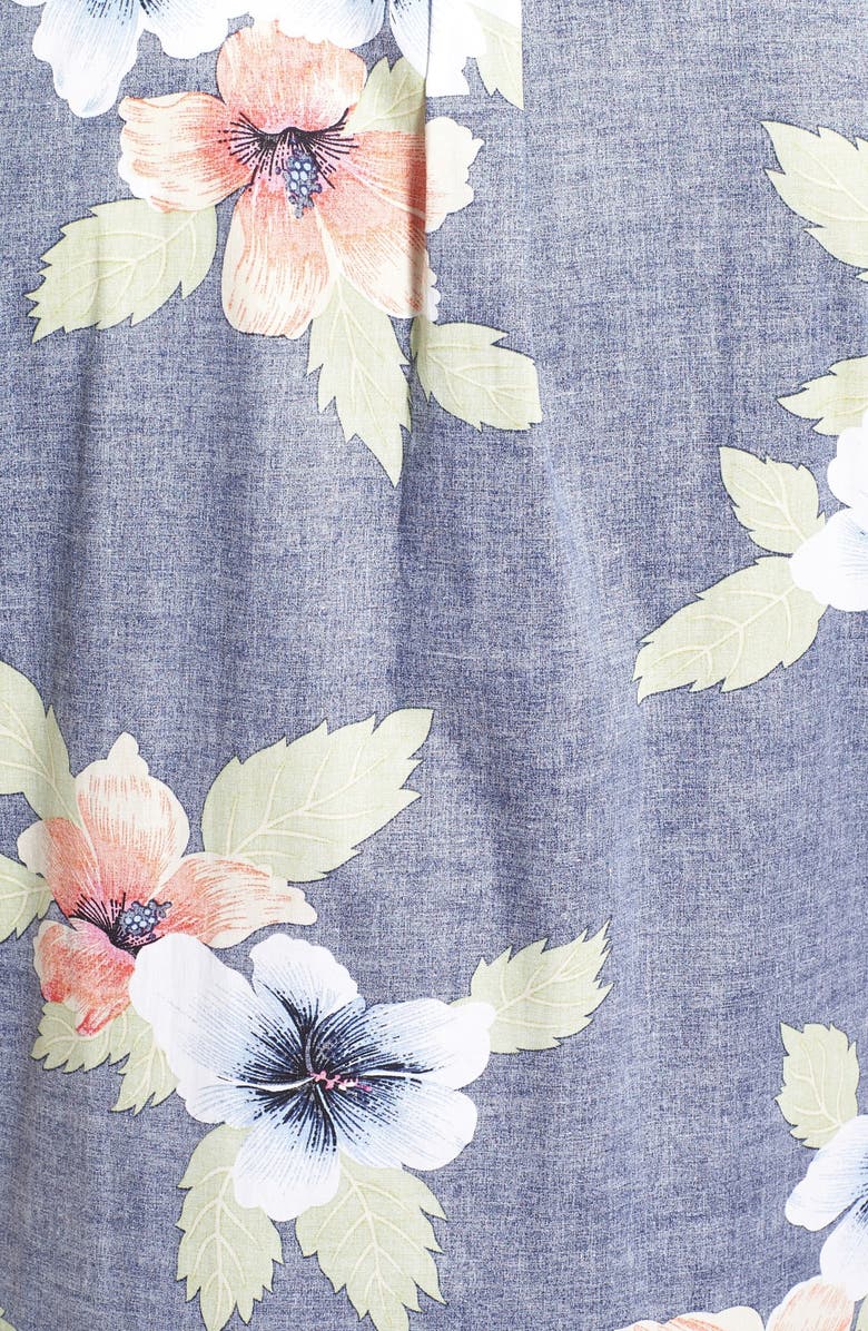 7 Diamonds 'Great Summer' Floral Print Short Sleeve Woven Shirt, Alternate, color, 