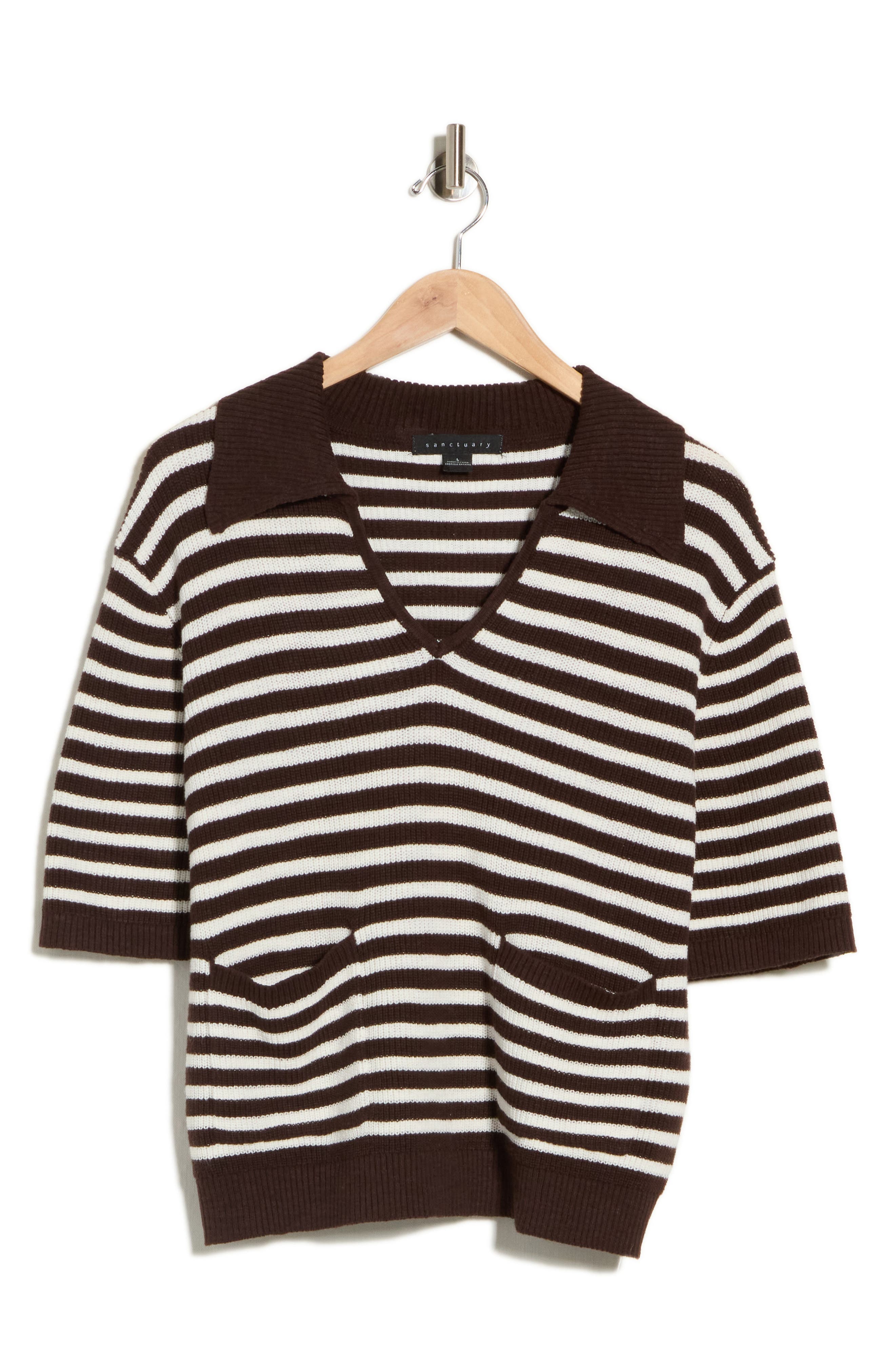 Collared Cotton Sweater