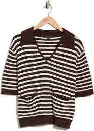Sanctuary Collared Cotton Sweater