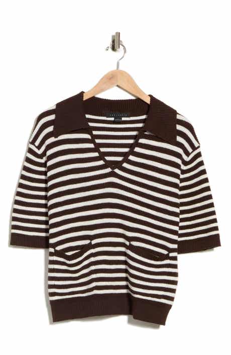Collared Cotton Sweater