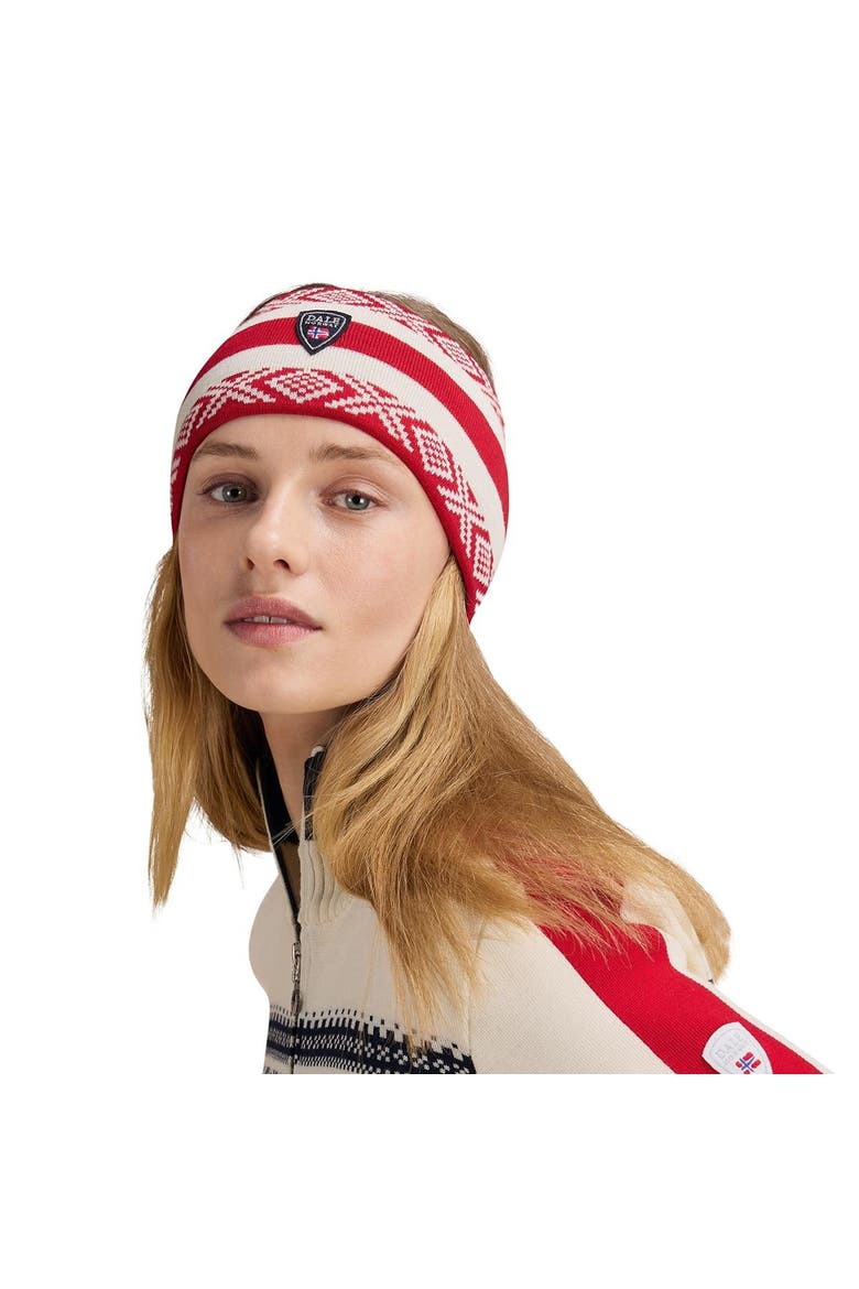 Kvitegga Headband, Alternate, color, Raspberry/Offwhite