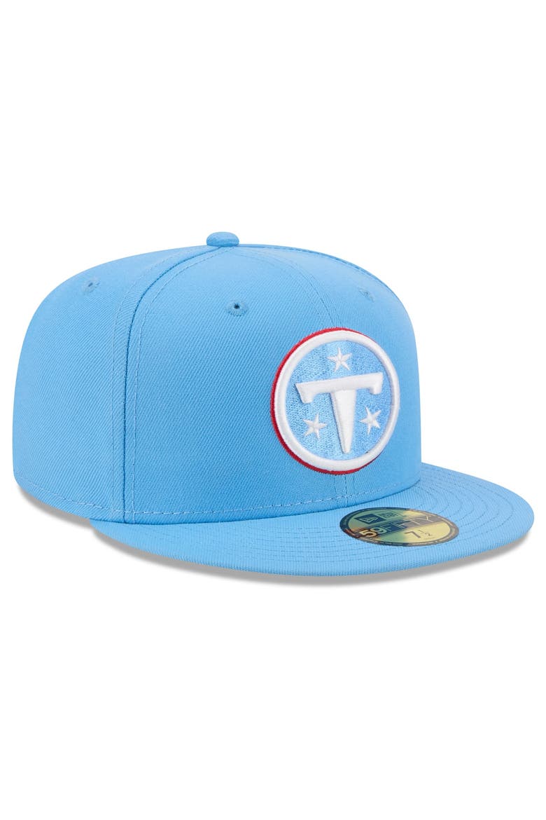 Men's New Era  Light Blue Tennessee Titans  59FIFTY Fitted Hat, Alternate, color, Light Blue