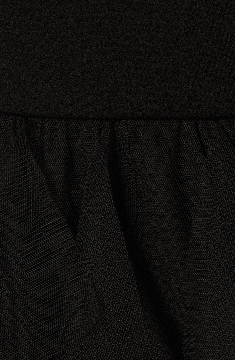 Adrianna Papell One-Shoulder Ruffle Cocktail Dress, Alternate, color, Black