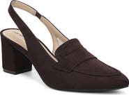LifeStride Angel Slingback Pointed Toe Loafer Pump