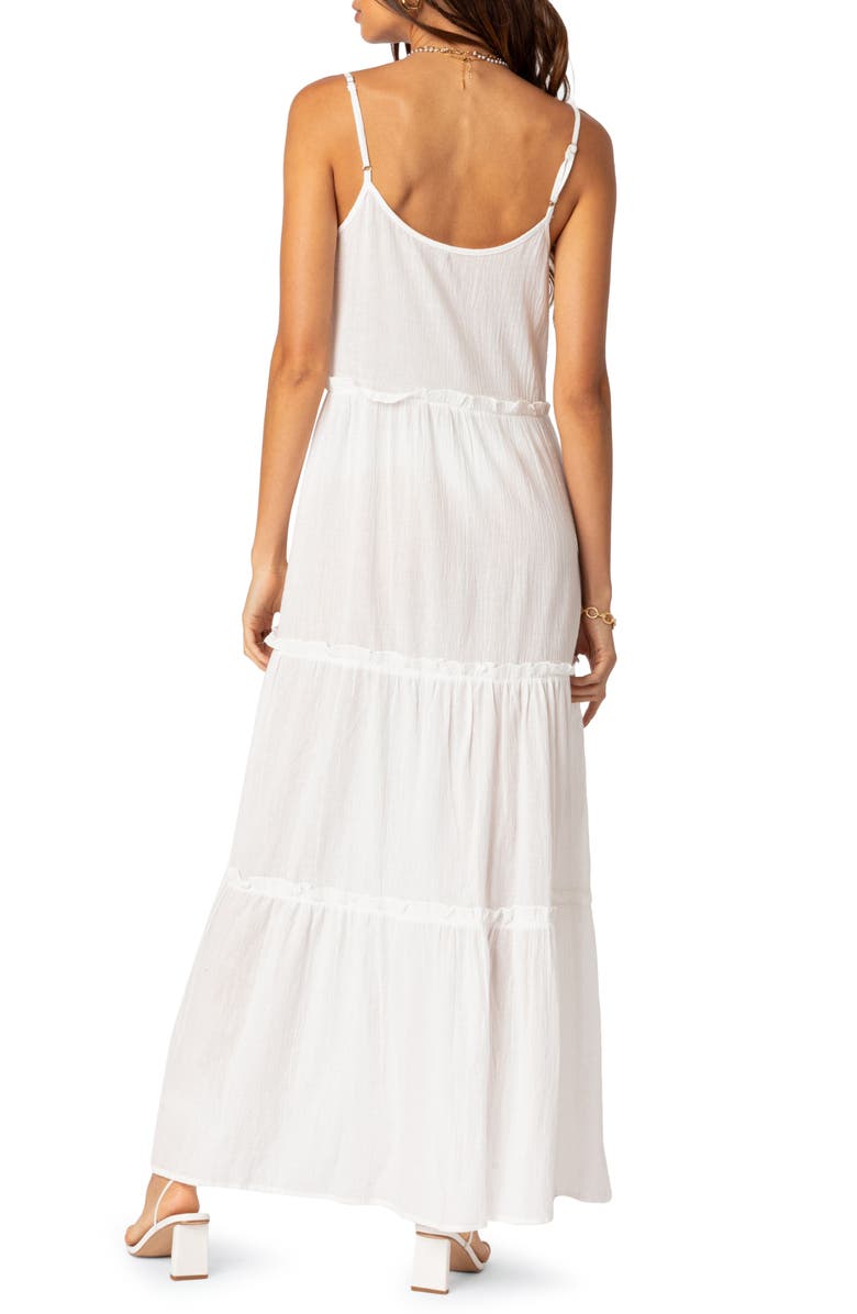 EDIKTED Radiant Tiered Maxi Dress, Alternate, color, 
