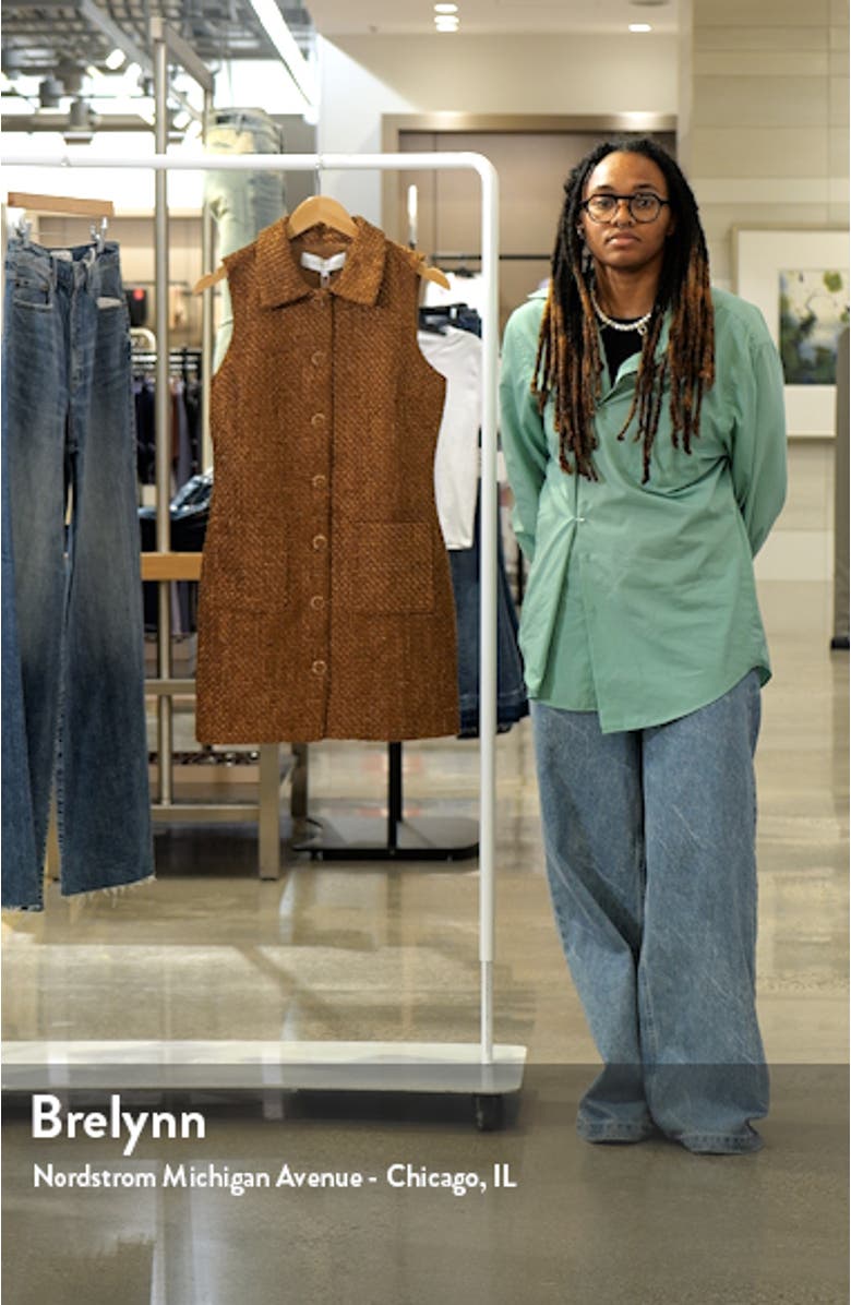 Button Front Tweed Minidress, sales video thumbnail