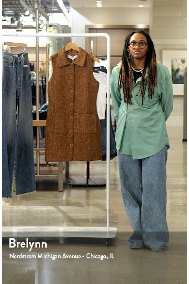 Button Front Tweed Minidress video