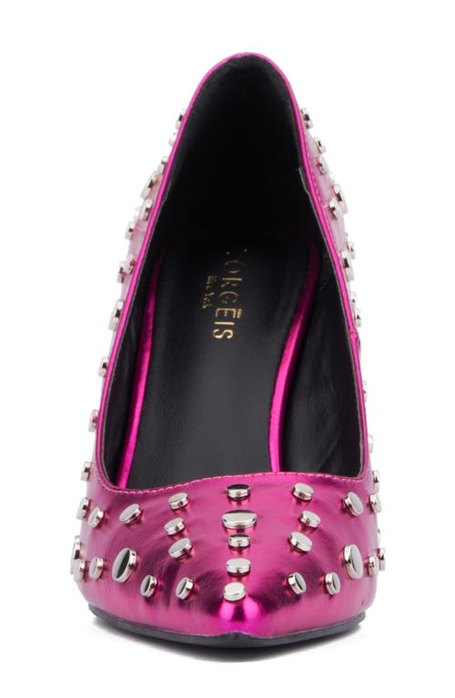 Torgeis Zoelle Studded Pump In Pink