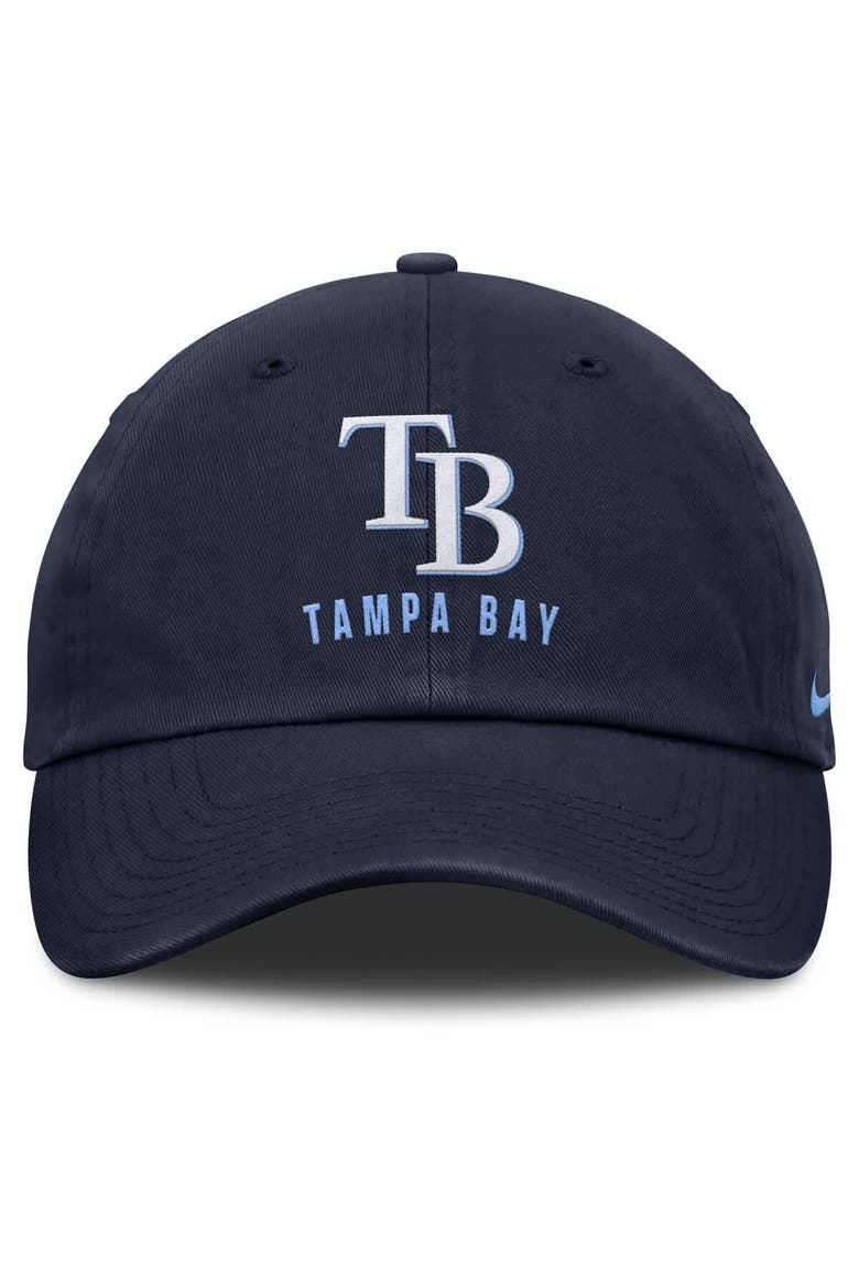 Men's Nike Navy Tampa Bay Rays Club Adjustable Hat, Alternate, color, Navy