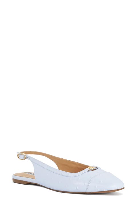 Hanna Slingback Cap Toe Flat (Women)