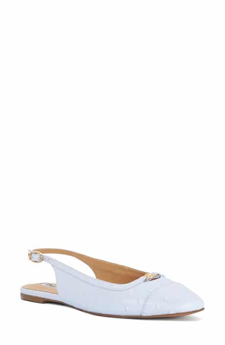 Hanna Slingback Cap Toe Flat