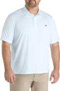 vineyard vines Big & Tall St. Jean Striped Sankaty Polo Shirt