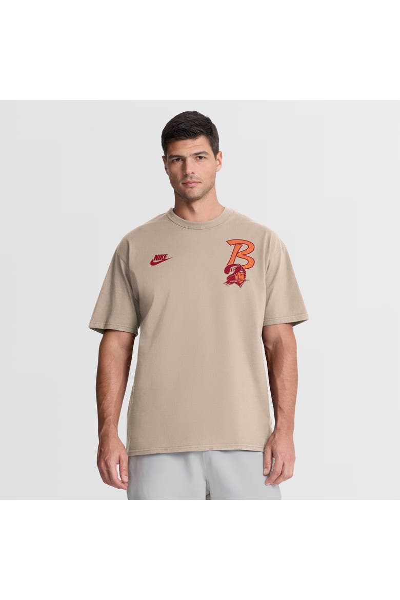 Men's Nike Sand Tampa Bay Buccaneers Night Primary Max90 T-Shirt, Main, color, Sand