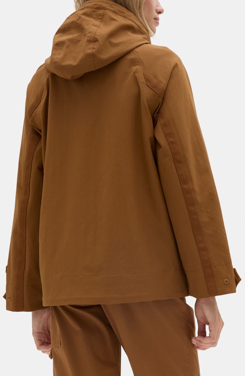 Halfdays Hooded Rain Jacket, Alternate, color, Nuthatch