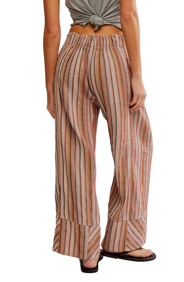Free People Days End Stripe Cotton Drawstring Pants, Alternate, color,