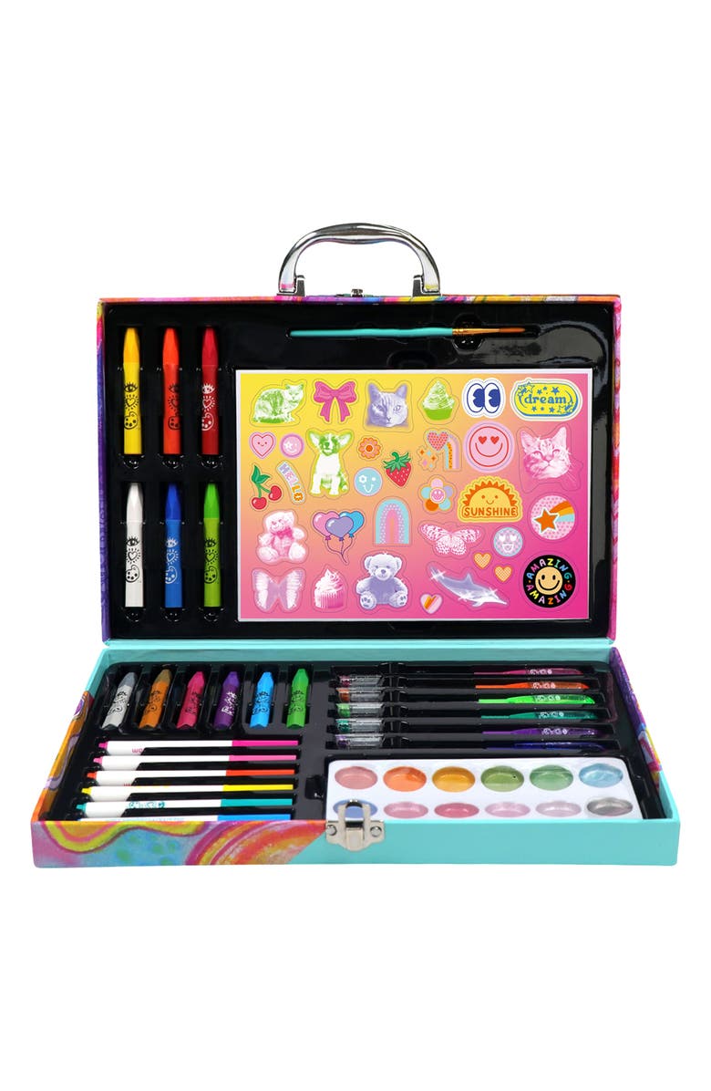 BRIGHT STRIPES Make It Sparkle All-In-One Art Case, Alternate, color, Multi