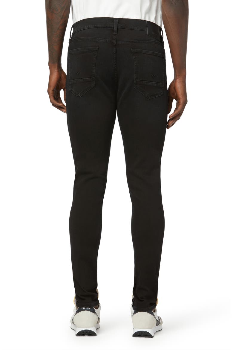 Jeans Zack Skinny Fit Jeans, Alternate, color, BLACK RINSE