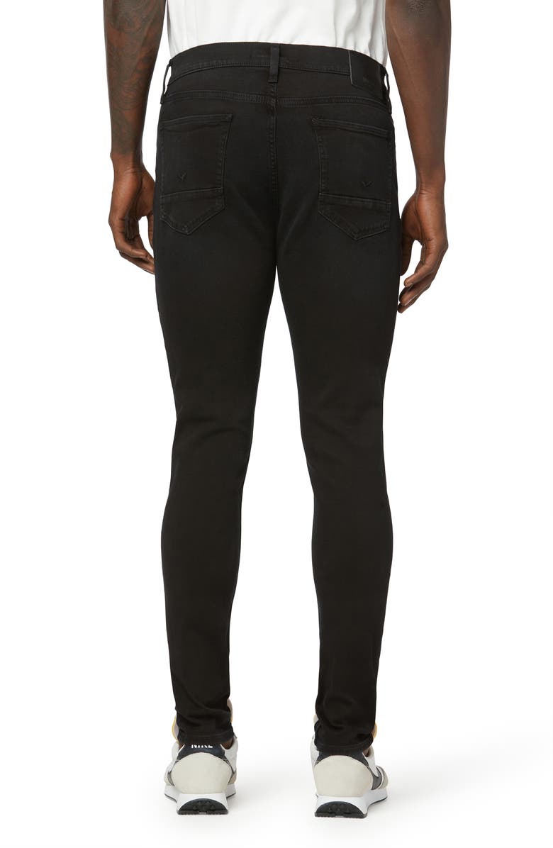 Hudson Jeans Zack Skinny Fit Jeans, Alternate, color, Black Rinse