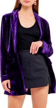 Endless Rose Velvet Blazer