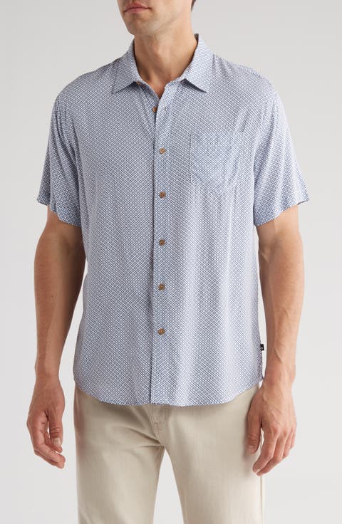 Venice Relaxed Fit Short Sleeve Button-Up Shirt