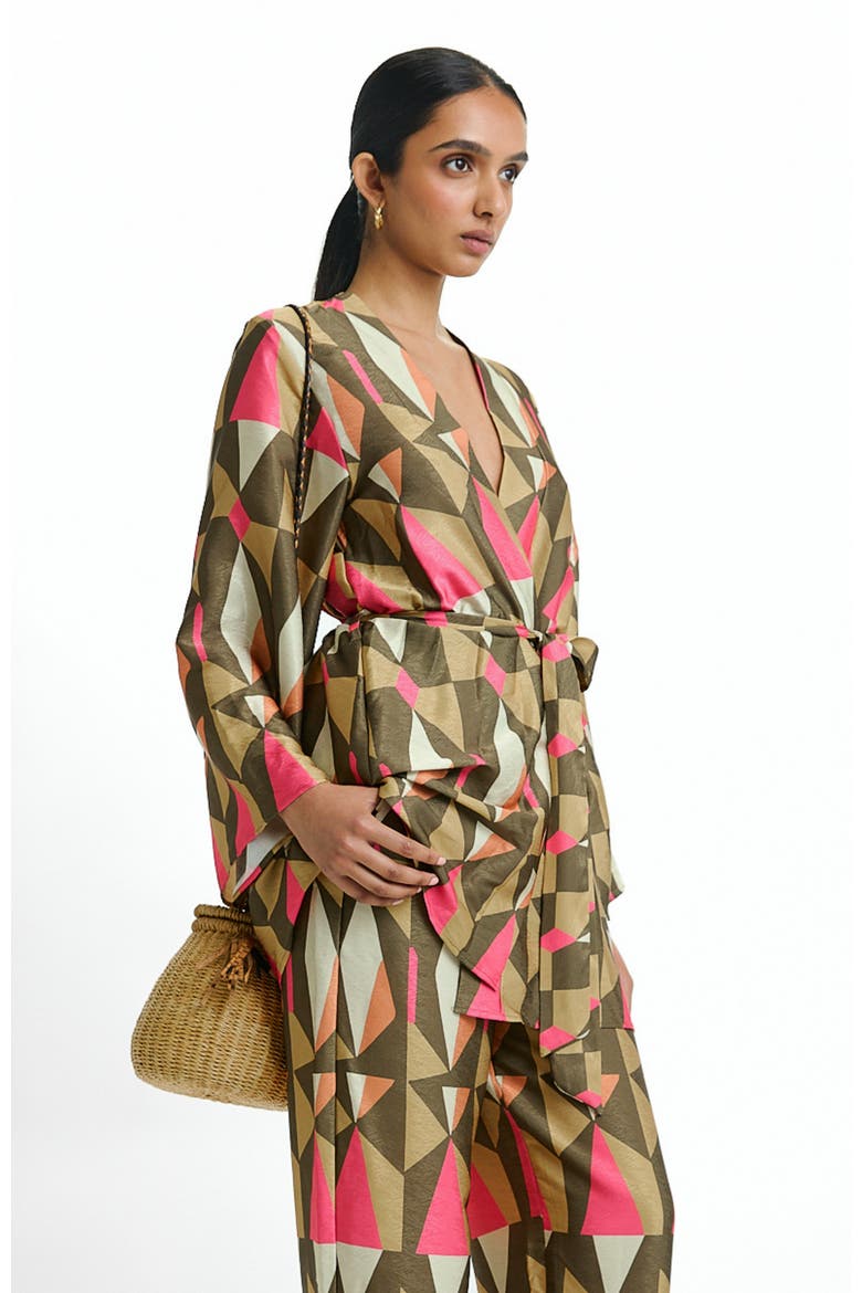 Short Duster in Caru Olive, Alternate, color, Caru Olive