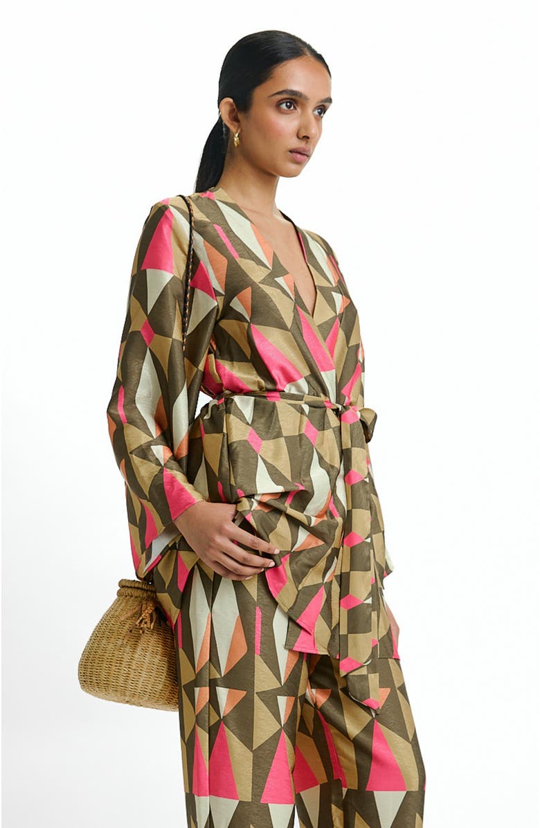 DIARRABLU Short Duster in Caru Olive, Alternate, color, Caru Olive