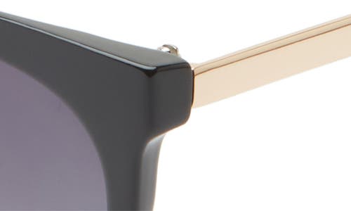 Bp. Oversize Cateye Sunglasses In Black-gold