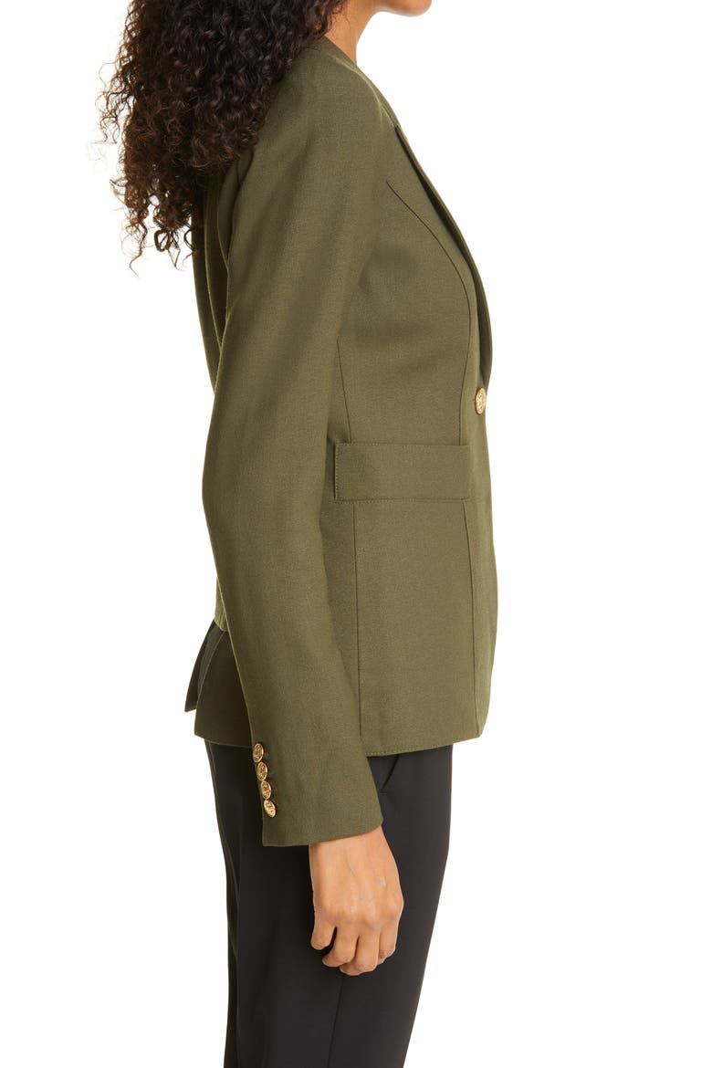 Classic Duchess Blazer, Alternate, color, ARMY