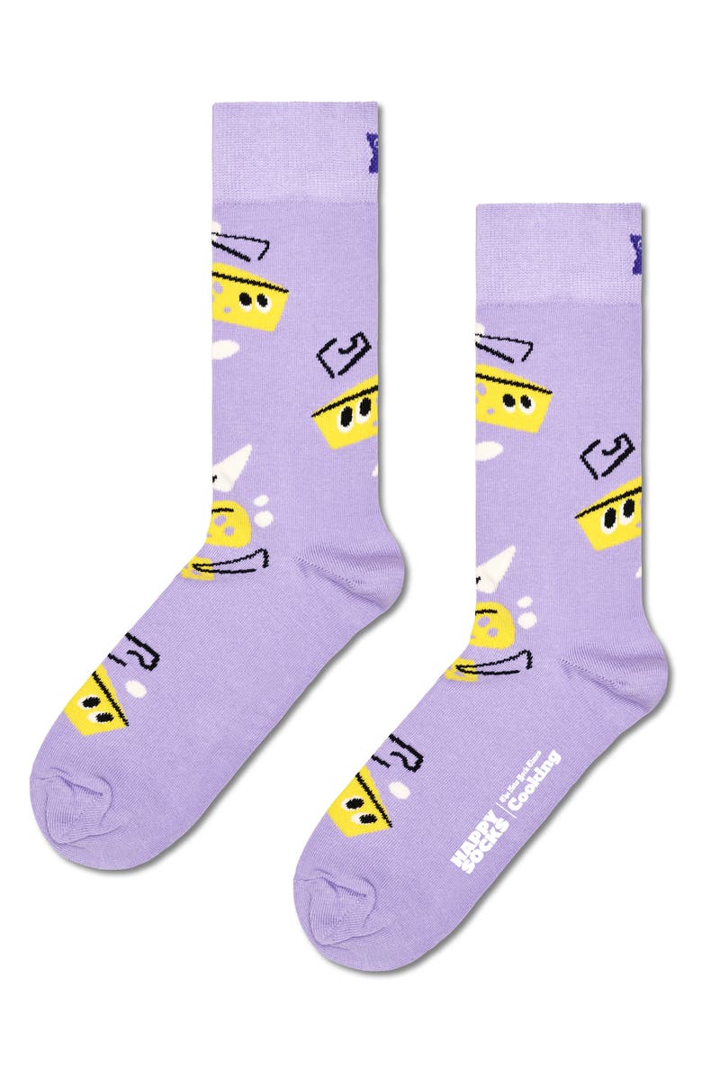 Happy Socks NYT Cooking Cilantrophile 2-Pack Cotton Blend Crew Socks Gift Set, Alternate, color,