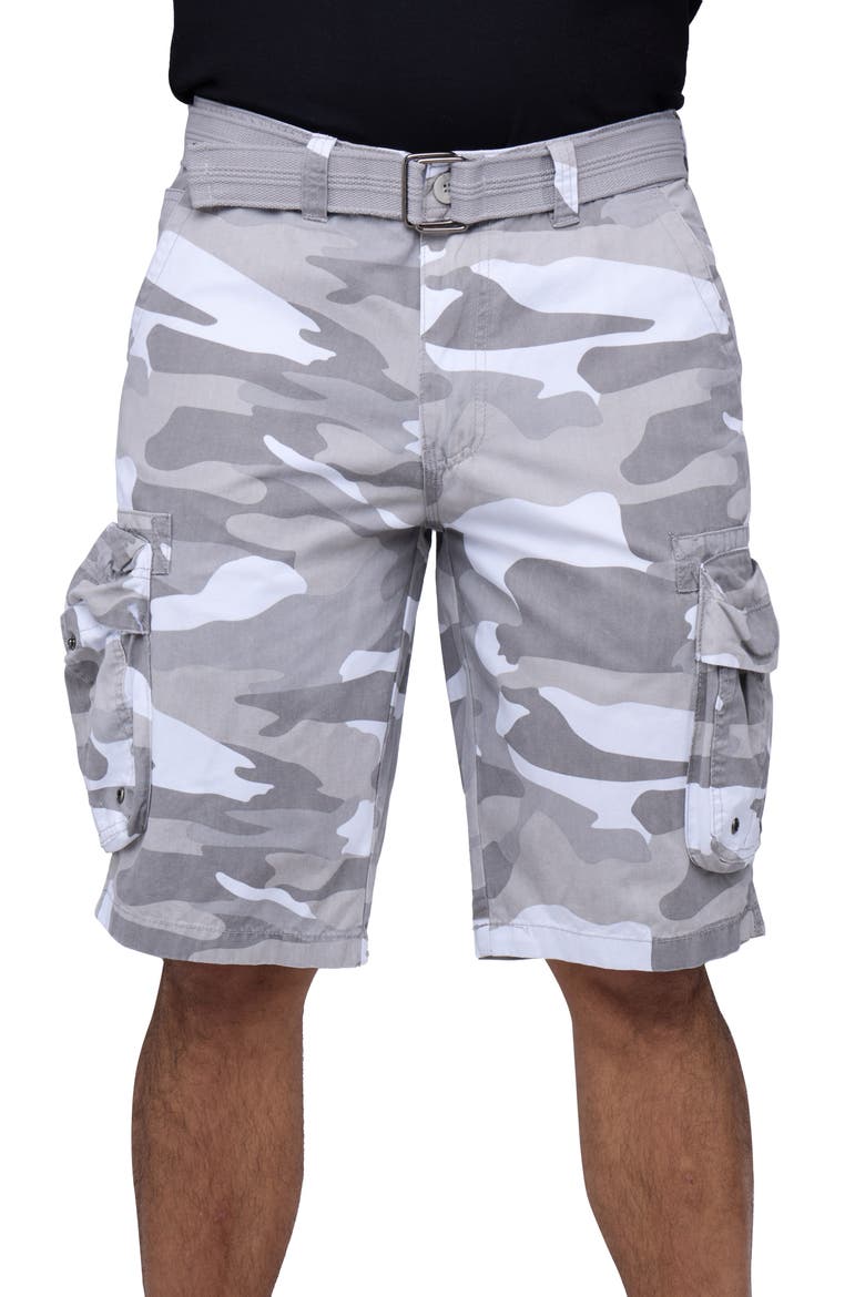 Cargo Shorts, Alternate, color, WHITE CAMO