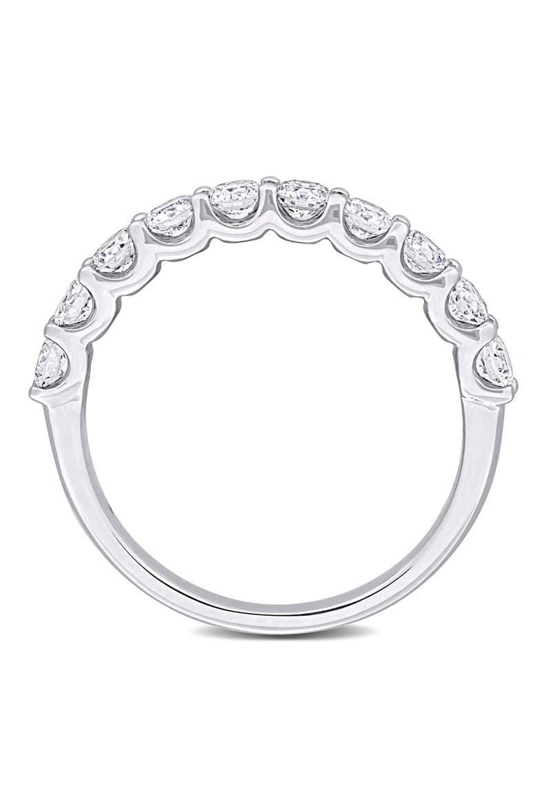 1 CTW Lab Grown Diamond Anniversary Band 14k, Alternate, color, White Gold