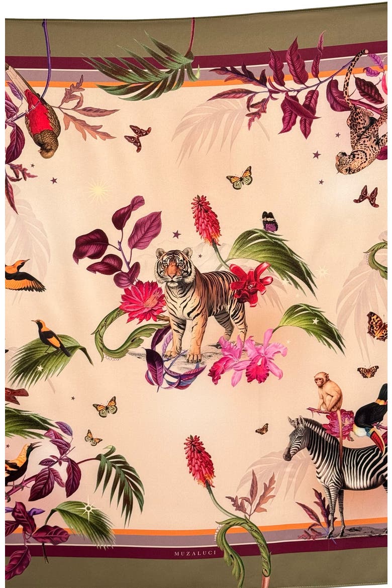 Scarf Natura, Alternate, color, Pink