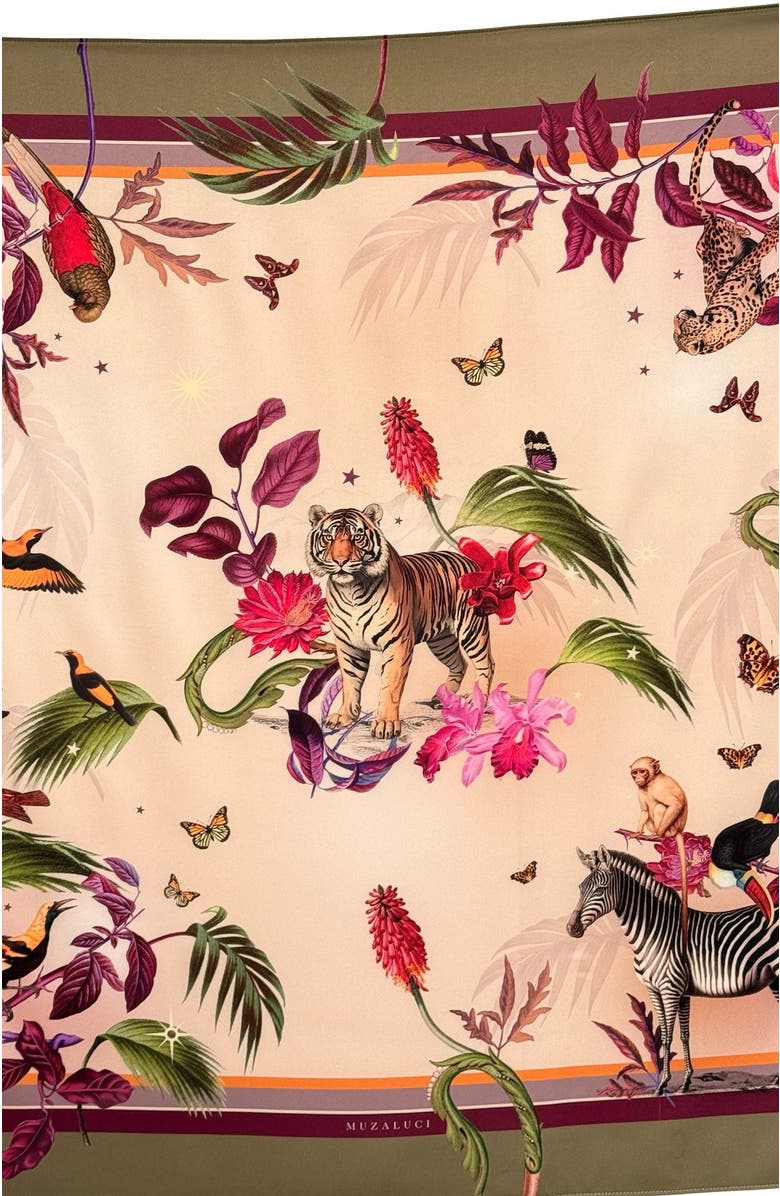 Muzaluci Scarf Natura, Alternate, color, Pink
