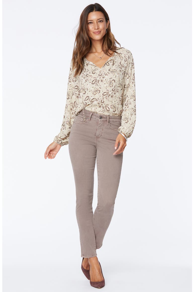 Alina Ankle Skinny Jeans, Alternate, color, DEEP TAUPE