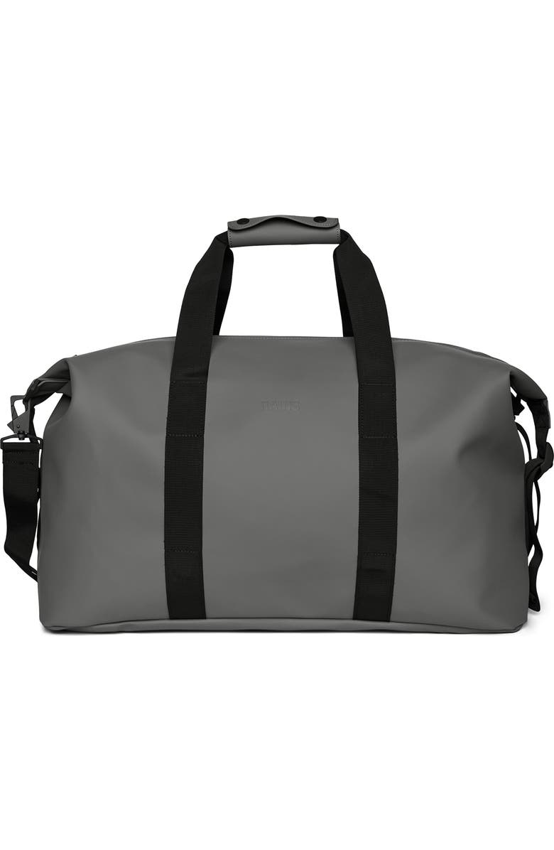 Rains Hilo Waterproof Weekend Bag, Main, color, Grey