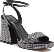 Vince Camuto Pilannaa Rhinestone Block Heel Sandal