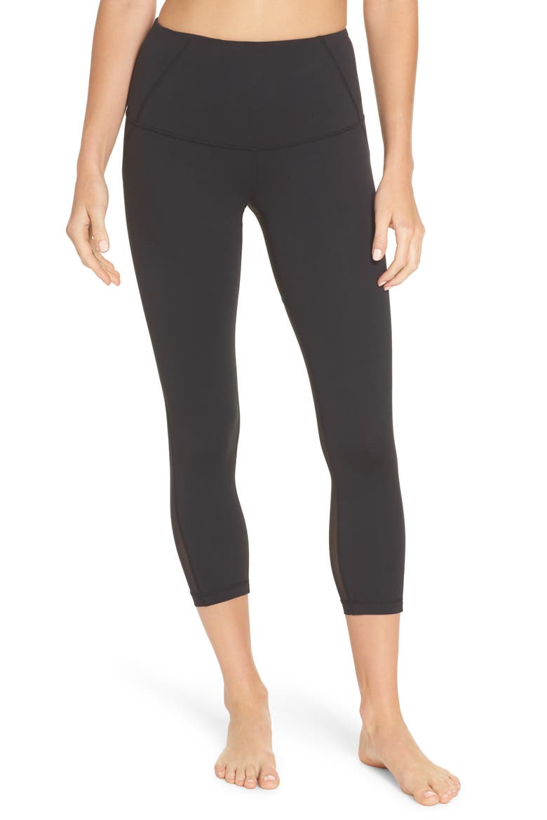 So Stunning Crop Leggings, Main, color, BLACK