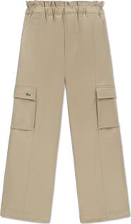 Lacoste Kids' Straight Leg Cargo Pants