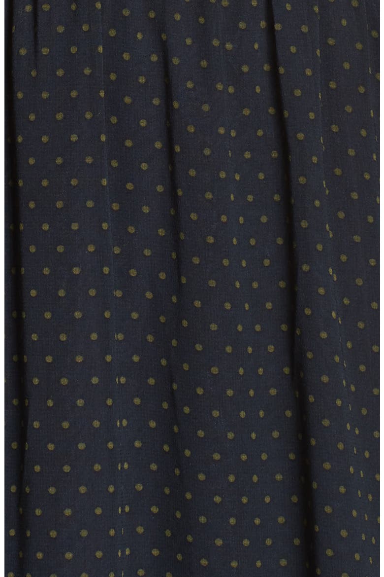 BB Dakota Carra Ruffle A-Line Dress, Alternate, color, NAVY