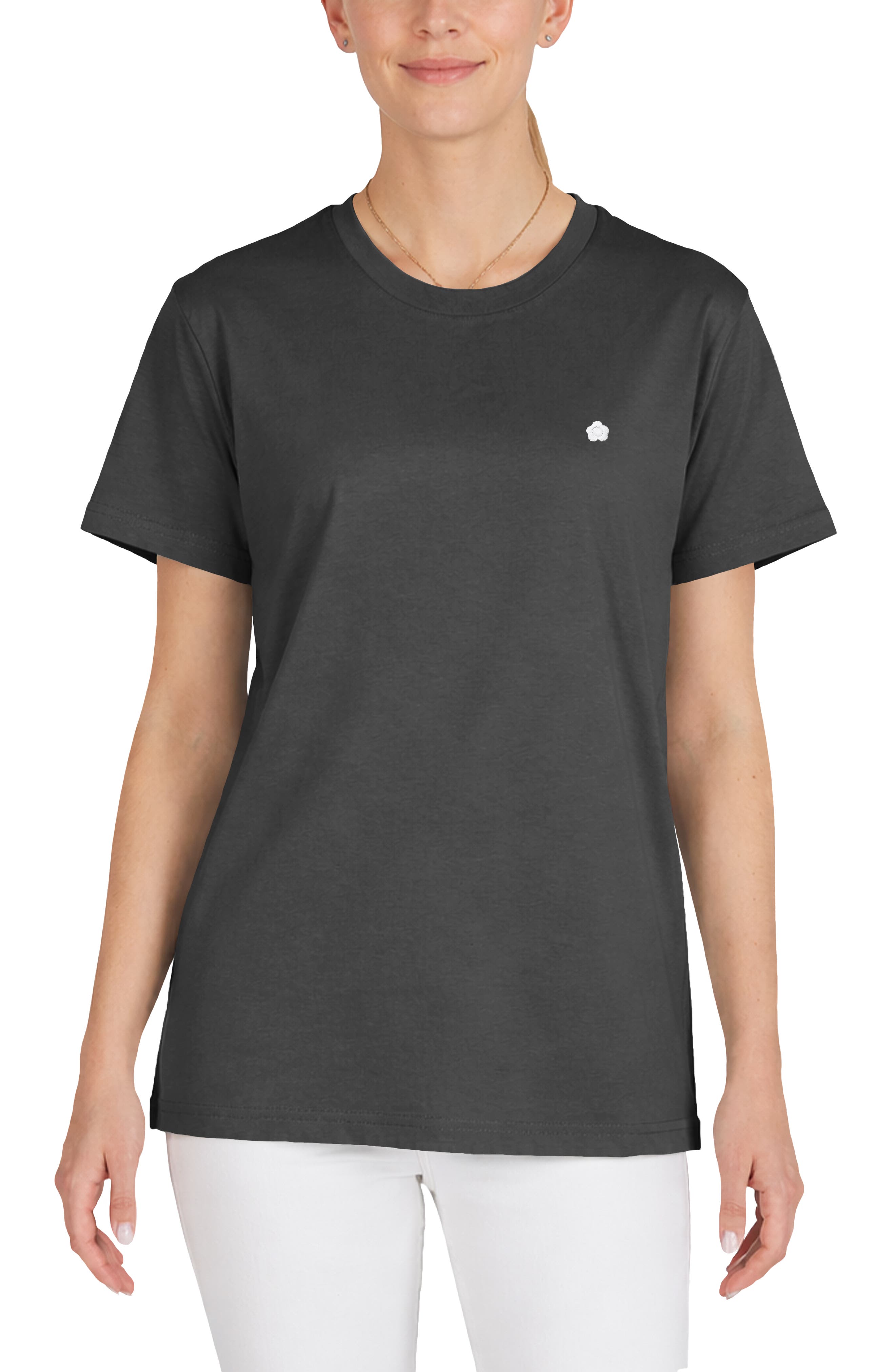 Womens Lil Flower Lightweight Jersey Tee - image 5